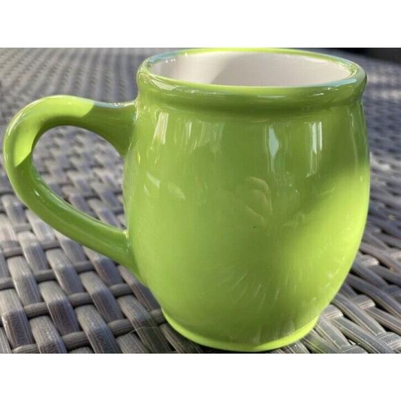 Snoopy Mug Peanuts Worldwide Doghouse with Lights and Music Notes Green 3.5" - Picture 4 of 6